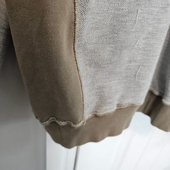 Vintage Reebok Sweatshirt Mens 3X Tan Gray Streetwear 90s Retro Skater Relaxed - Picture 6 of 9